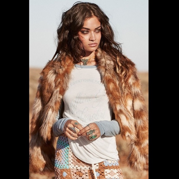 🌿 Spell Nomad Flaux Fur Jacket • Size S/M - Picture 2 of 15